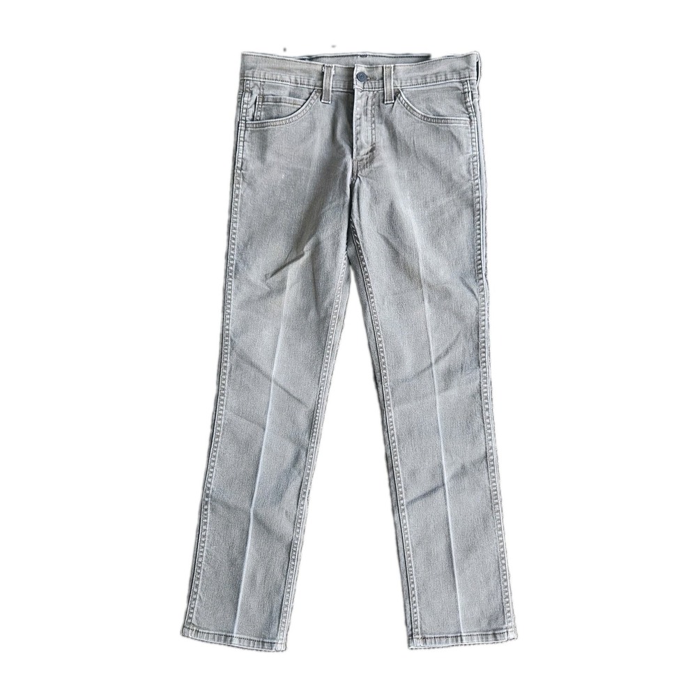 Levi's 511 Grey Jeans Men's Size 31x32 Slim Fit Straight Leg Denim Y2K Grunge